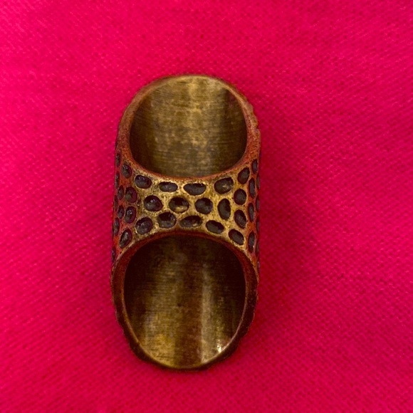 🆕 Hammered Knuckle Ring - Picture 15 of 16